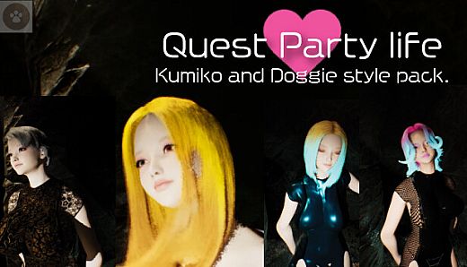Quest Party Life - Kumiko and Doggie style pack.