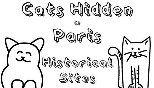 Cats Hidden in Paris - Historical Sites