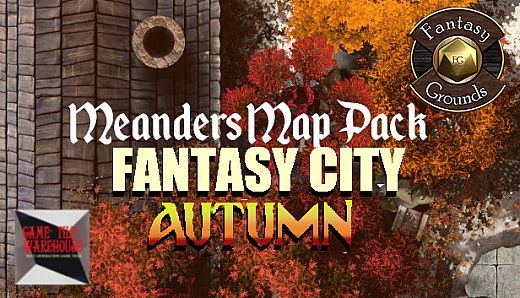 Fantasy Grounds - Meander Map Pack: Autumn City (Map Pack)