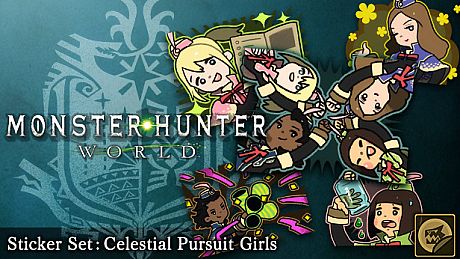 Monster Hunter: World - Sticker Set: Celestial Pursuit Girls DLC