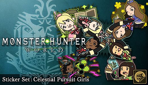 Monster Hunter: World - Sticker Set: Celestial Pursuit Girls