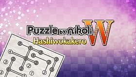 Puzzle by Nikoli W Hashiwokakero