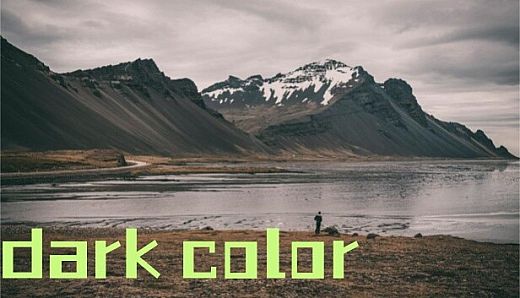 dark color