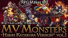 RPG Maker MZ - MV Monsters HIBIKI KATAKURA ver Vol.1