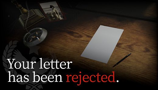 Your letter has been rejected.
