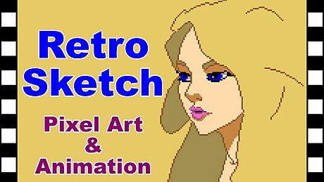 Retro Sketch - Pixel Art & Animation Game