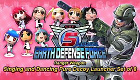 EARTH DEFENSE FORCE 5 - Ranger Weapon: Singing and Dancing Pure Decoy Launcher Set of 8