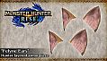 MONSTER HUNTER RISE - "Felyne Ears" Hunter layered armor piece