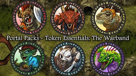 Fantasy Grounds - Portal Packs - Token Essentials: The Warband DLC