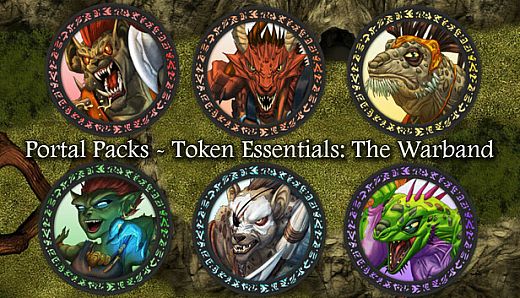 Fantasy Grounds - Portal Packs - Token Essentials: The Warband
