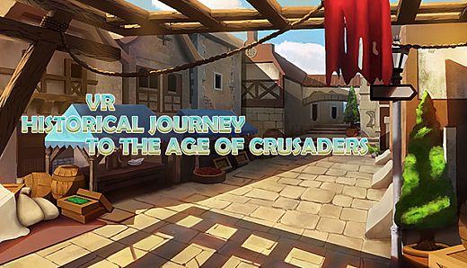 VR historical journey to the age of Crusaders: Medieval Jerusalem, Saracen Cities, Arabic Culture, East Land