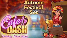 Cafe Dash: Cooking, Diner Game - Autumn Festival Set