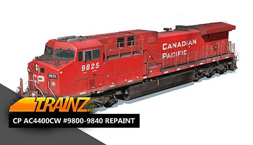 Trainz Plus DLC - CP AC4400CW #9800-9840 Repaint