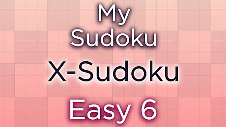 My Sudoku - X-Sudoku Easy 6 DLC