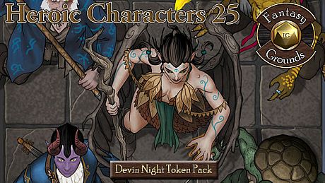 Fantasy Grounds - Devin Night TP129: Heroic Characters 25 DLC