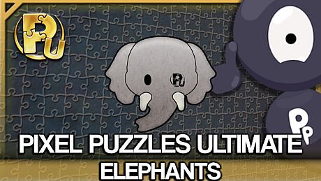 Jigsaw Puzzle Pack - Pixel Puzzles Ultimate: Elephants DLC