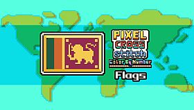Pixel Cross Stitch - Flags Pack