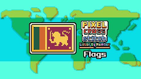 Pixel Cross Stitch - Flags Pack DLC