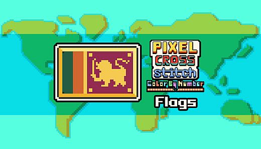 Pixel Cross Stitch - Flags Pack