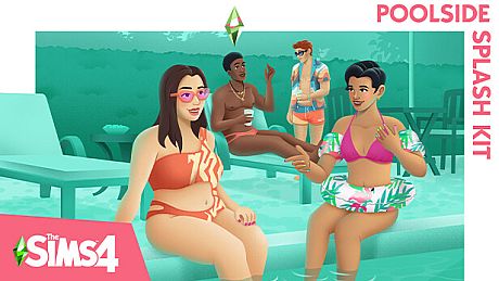 The Sims 4 Poolside Splash Kit DLC