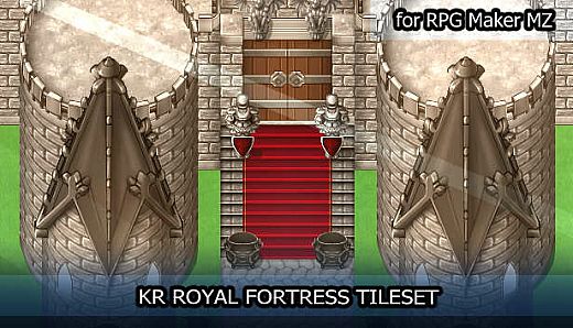 RPG Maker MZ - KR Royal Fortress Tileset
