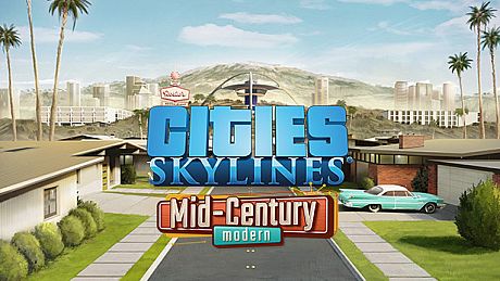Cities: Skylines - Content Creator Pack: Mid-Century Modern DLC