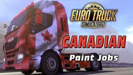 Euro Truck Simulator 2 - Canadian Paint Jobs Pack DLC