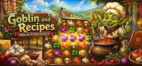 Goblin and Recipes: Match-3 Adventure Game