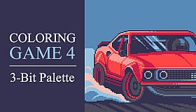 Coloring Game 4 – 3-Bit Palette