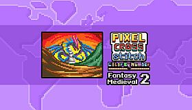 Pixel Cross Stitch - Fantasy Medieval Pack 3