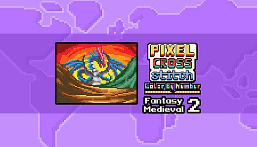Pixel Cross Stitch - Fantasy Medieval Pack 3