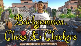 Backgammon, Chess & Checkers