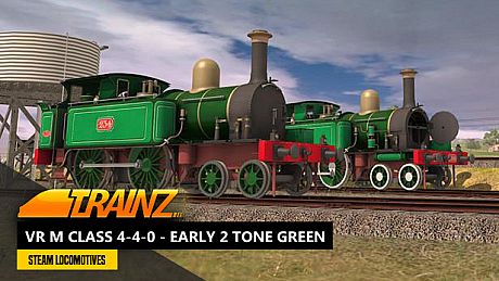 Trainz 2022 DLC - VR M Class 4-4-0 - Early 2 Tone Green DLC