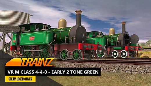 Trainz 2022 DLC - VR M Class 4-4-0 - Early 2 Tone Green