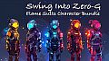 Swing Into Zero-G: Flame Suits Character Bundle
