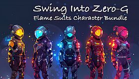 Swing Into Zero-G: Flame Suits Character Bundle