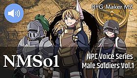 RPG Maker MZ - NPC Male Soldiers Vol.1
