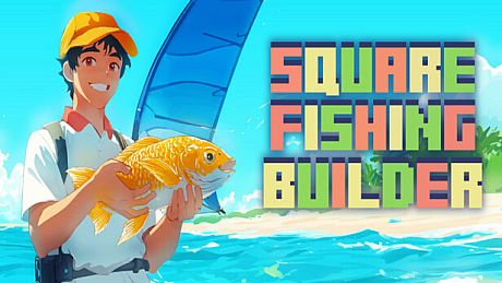 Square Fishing Builder Game