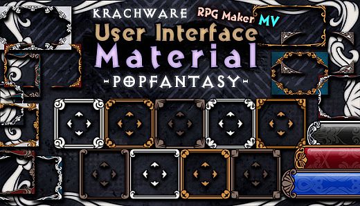 RPG Maker MV - Krachware User Interface Material POPFANTASY