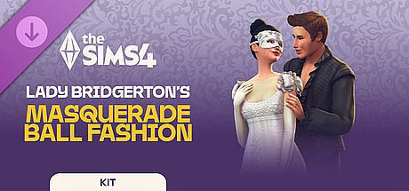 The Sims 4 Lady Bridgerton's Masquerade Ball Fashion Kit