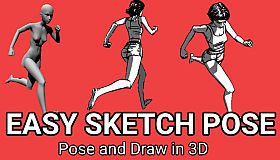 Easy Sketch Pose