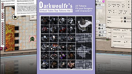 Fantasy Grounds - Top-Down Tokens - Darkwoulfe's Token Pack Vol 7 DLC