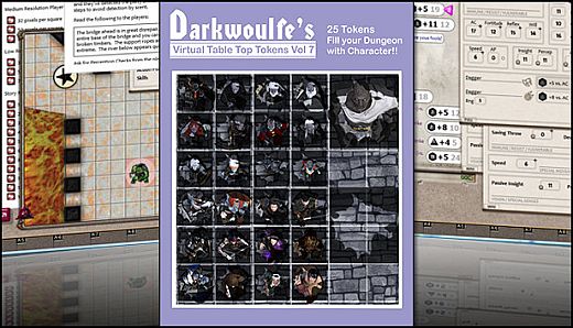 Fantasy Grounds - Top-Down Tokens - Darkwoulfe's Token Pack Vol 7