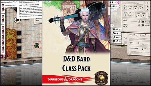 Fantasy Grounds - D&D Bard Class Pack