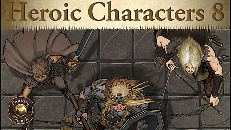 Fantasy Grounds - Top-Down Tokens - Heroic 8 DLC