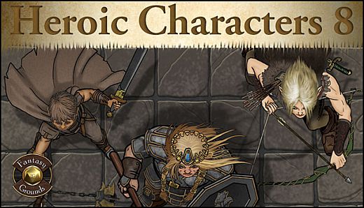 Fantasy Grounds - Top-Down Tokens - Heroic 8