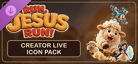 Run, Jesus, Run! - Creator Live Icon Pack