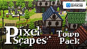 RPG Developer Bakin PixelScapes Town Pack