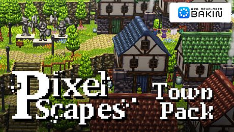 RPG Developer Bakin PixelScapes Town Pack DLC