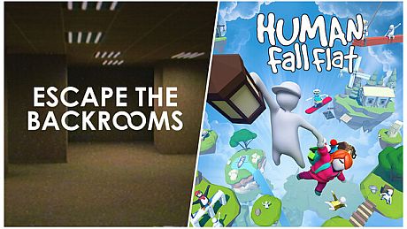 Escape The Backrooms X Human Fall Flat Bundle